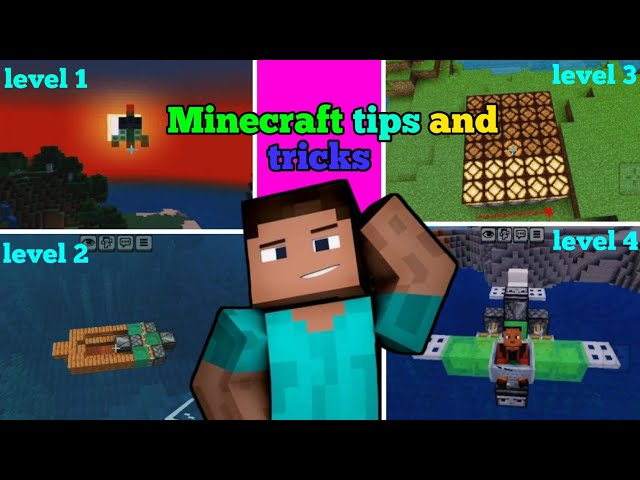 top 4 working Minecraft tips and tricks & tricks [Minecraft]