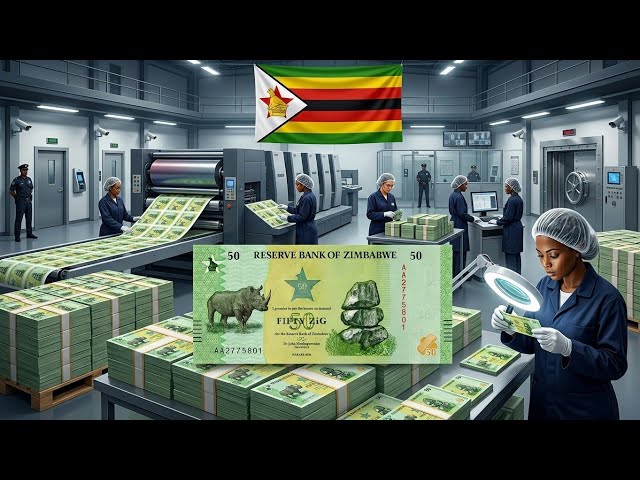 Inside Zimbabwe's Money Factory | Howthe New 50 ZiG Banknote Is Made