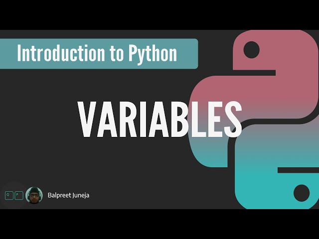 Introduction to Python | Variables