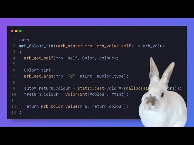 Adding Colour#tint to Taylor Engine