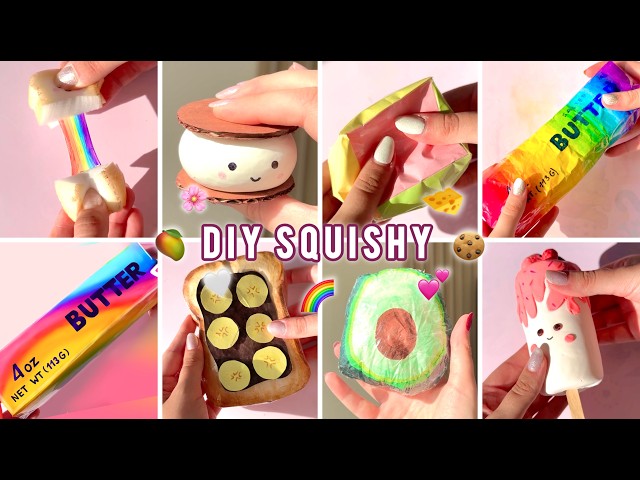 12 IDEAS | How To Make Squishy | Easy DIY Squishy