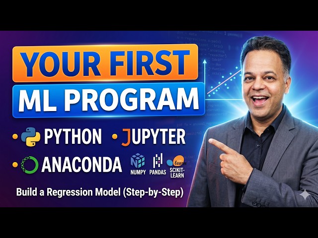 Your first Machine Learning Program with Python with Jupyter