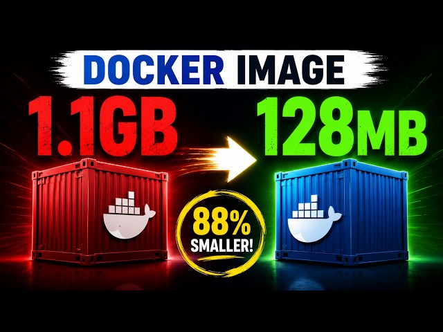 I Reduced My Python Docker Image from 1.1GB to 128MB 🚀 (88% Smaller!)