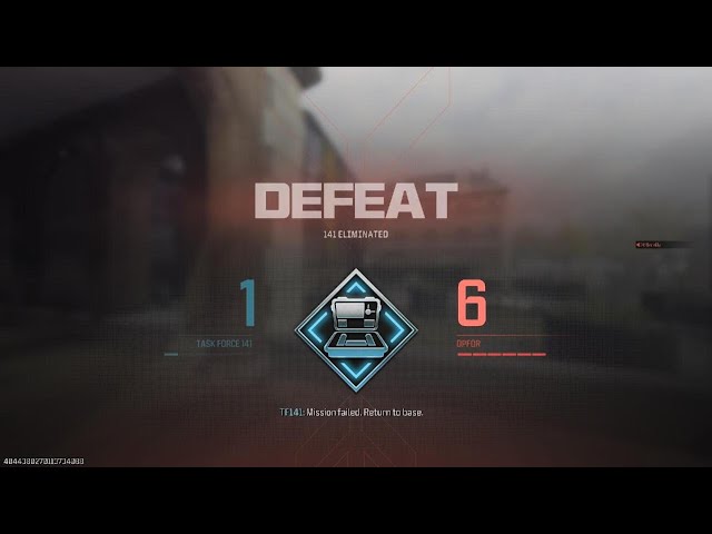 First game back in cod ...classic cheating