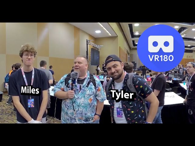 Game On Expo 2022 Competitive Tetris VR180 3D