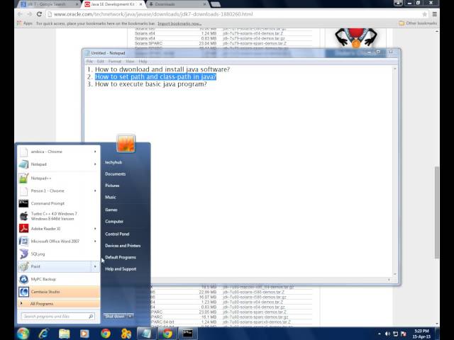 JDK 7 installation video