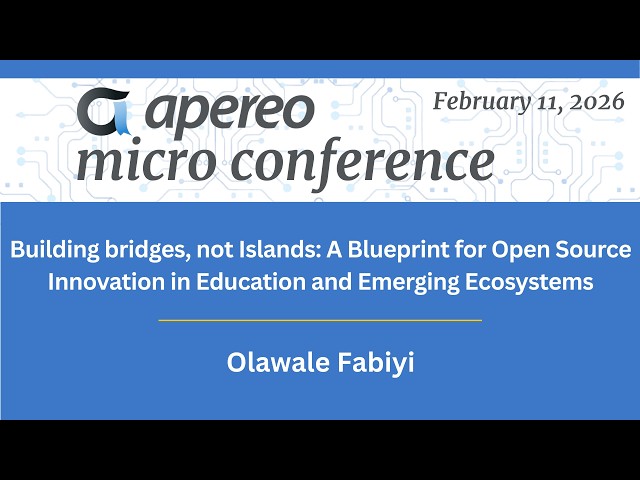 Building Bridges, not Islands: A Blueprint-Open Source Innovation in Education & Emerging Ecosystems