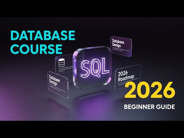 Database Course for Beginners Learn SQL & Design in 2026 | The Only Database Video You Need to Watch