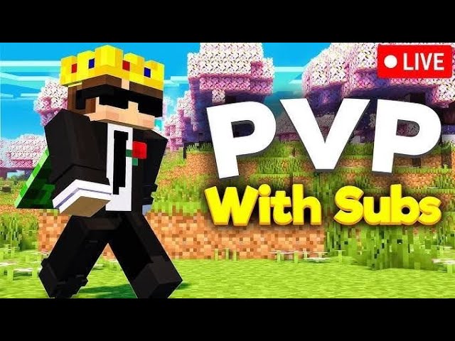 Minecraft best 24/7 public server| Kyro mc| doing PvP with subscribers in live |