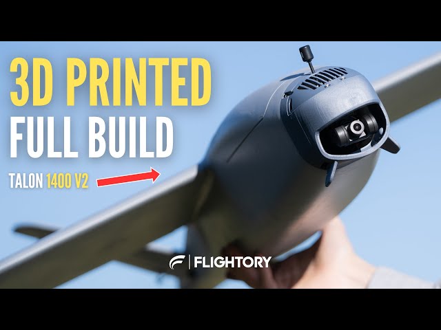 How to Build a 3D Printed Fixed-Wing UAV? | Talon 1400 Build