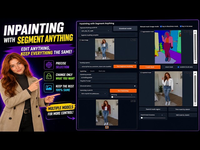 No 50GB GPU Needed! InPainting with Segmentation  Low VRAM AI Image Editing (2026)