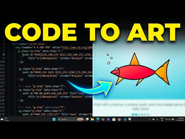 #HTML #CSS #JavaScript #FishAnimation #CodingTutorial  #Frontend #CreativeCoding  #JavaScriptProject