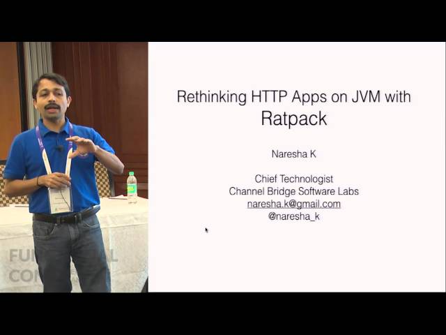 Rethinking HTTP Apps on JVM with Ratpack by  Naresha K at Functional Conf 15 Trailer