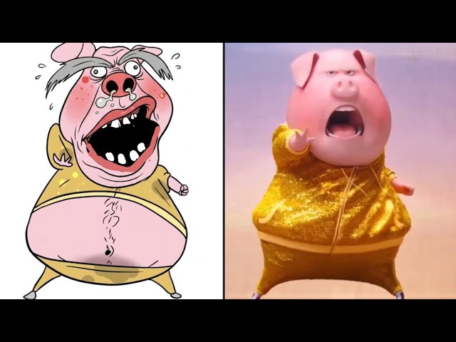 Sing Movie - All animals audition Tryout | Funny Drawing Meme 😂