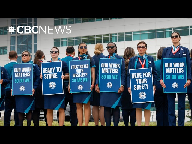 WestJet, flight attendants union issue 72-hour lockout and strike notices