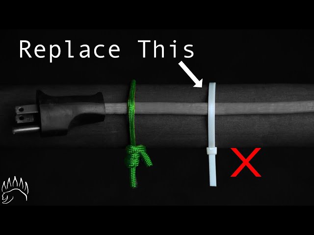 Genius Knot to Replace Zip-Ties Forever.