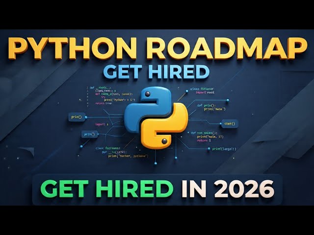The Only Python Roadmap You Need to Get Hired in 2026