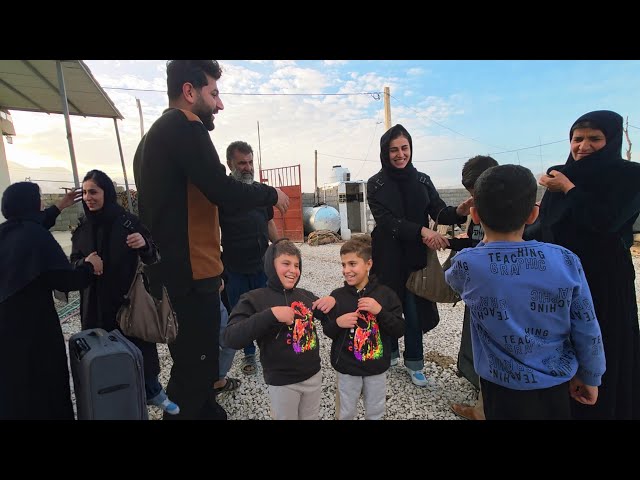 Fatemeh’s return home, a working day on the Paran channel, and the children’s pure joy when they see