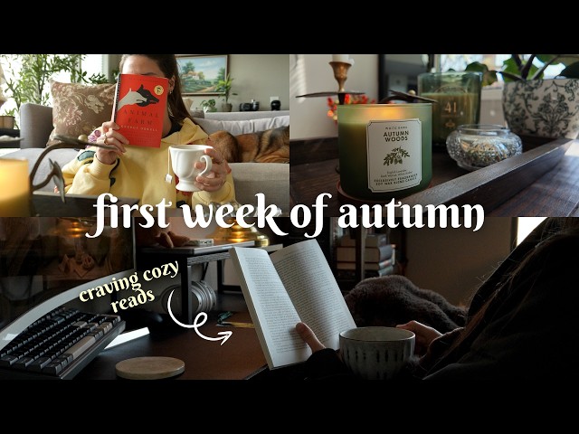 First Week of Autumn 🍂☕️ slow reading vlog
