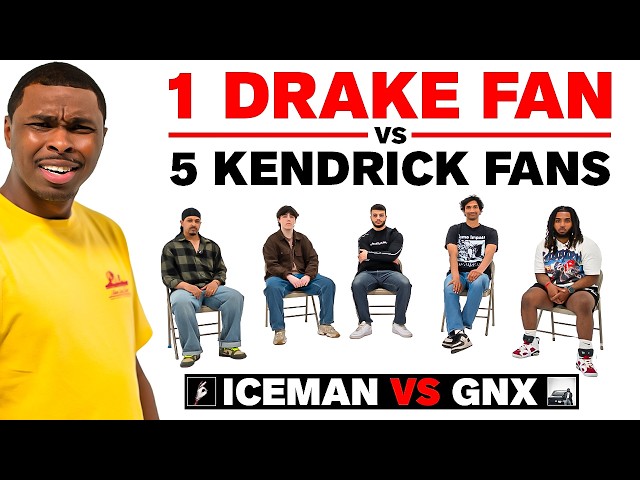 ICEMAN vs. GNX: 1 Drake Fan Debates 5 Kendrick Fans