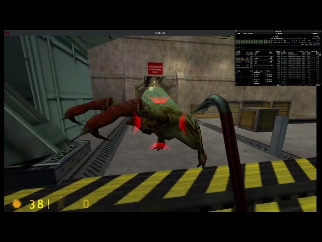 Half life on intel i5 💾 💻 (I use Cachy btw) #linux #computer