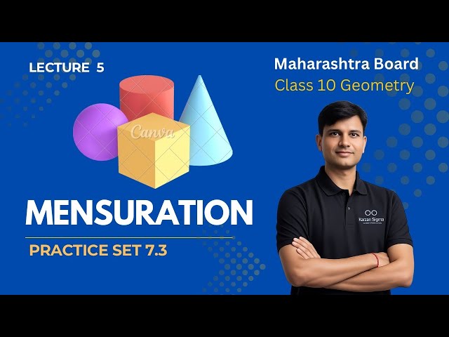 Mensuration Exercise 7.3 Lec5🔥 Sector & Arc Length in One Shot | SSC Class 10 Math | Board Exam 2027