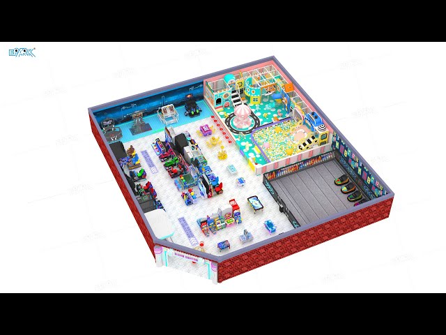 🏗️ From Concept to Reality: 715m² Indoor Gaming Center 3D Design | Cameroon Project #chinesefactory