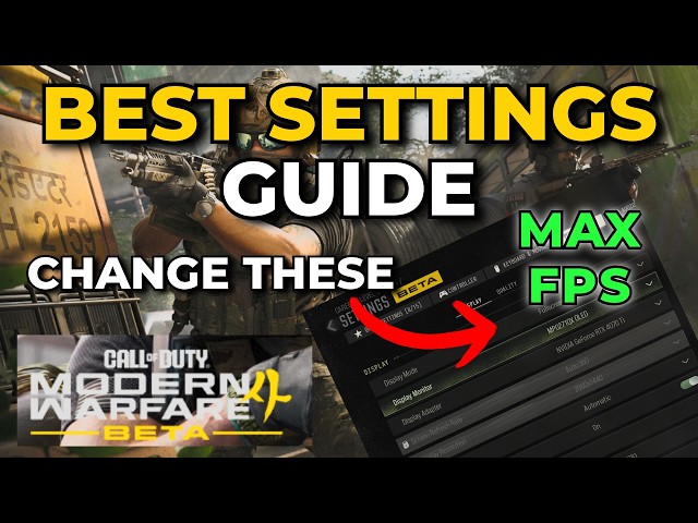 Modern Warfare 4 Beta BEST Settings Guide – MAX FPS & Competitive Edge (Optimization Guide)