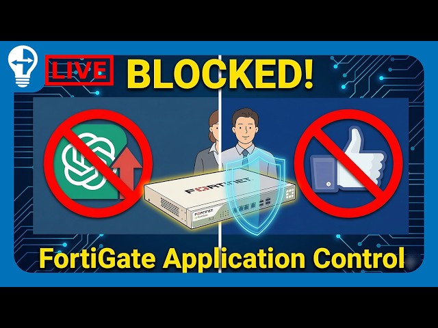 FortiGate Application Control: Block ChatGPT Upload & Facebook Like in the Workplace