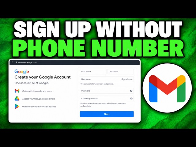 Gmail Sign Up Without Phone Number: Step-by-Step Guide