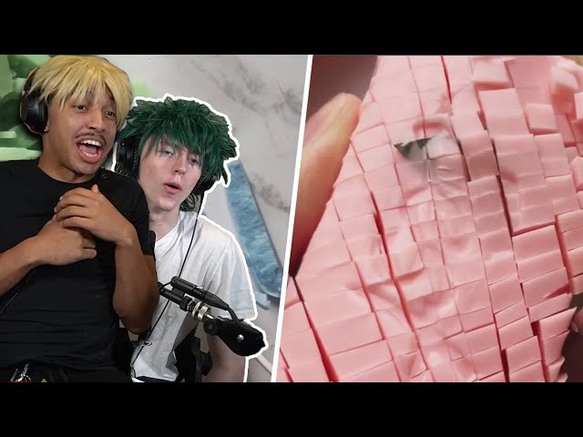 MHA Voice Actors React To THE MOST SATISFYING SHORTS!
