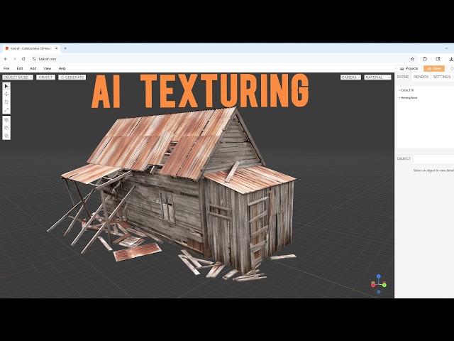 Introducing AI Texturing for 3D Models