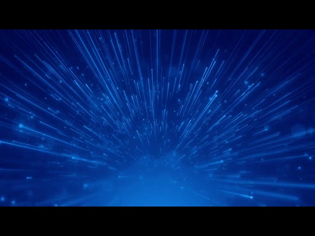 Blue Particles Luxury Awards Background, Particle zoom Led Light wall VJ Loop motion background New