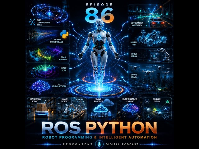 EP 86: Mastering ROS Python for Intelligent Robot Programming, Automation, and Autonomous Systems