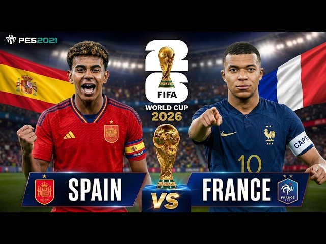 eFootball PES 21 Gameplay | Fifa World Cup 2026 Live Simulation