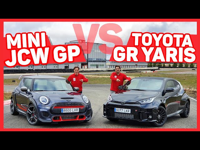 TOYOTA GR YARIS vs MINI JCW GP ¡en CIRCUITO! | ¿Cuál es más RÁPIDO a una vuelta?