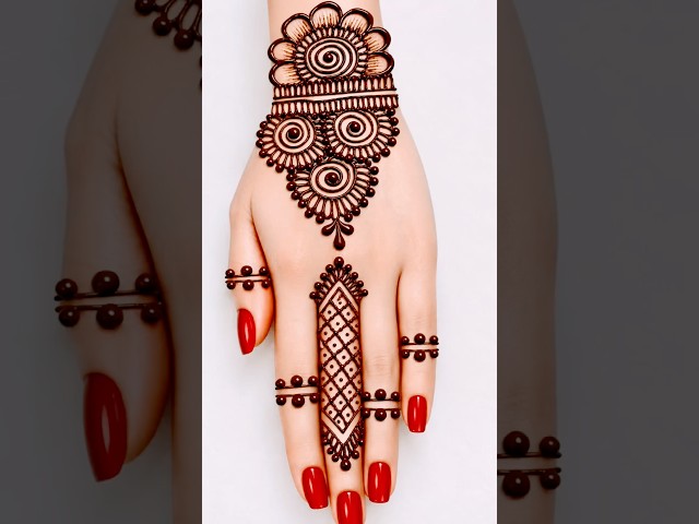 Jitiya special _ best mehndi design| easy mehndi design| #mehndi #shorts #reel #new #trendingshorts