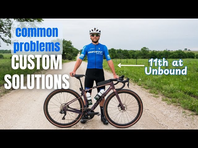 3D parts galore on Unbound Gravel bike of Adne Koster (11th in 200mi pro race)