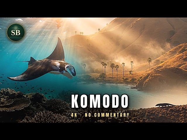 Calming Komodo Wildlife for Deep Sleep & Relaxantion | 4K ASMR