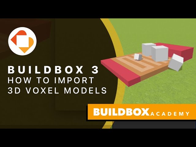 Buildbox 3 Tutorial: How to Create and Import 3D Textured Voxel Models using Goxel