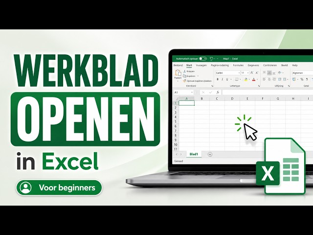 How to open an Excel workbook | Step by step