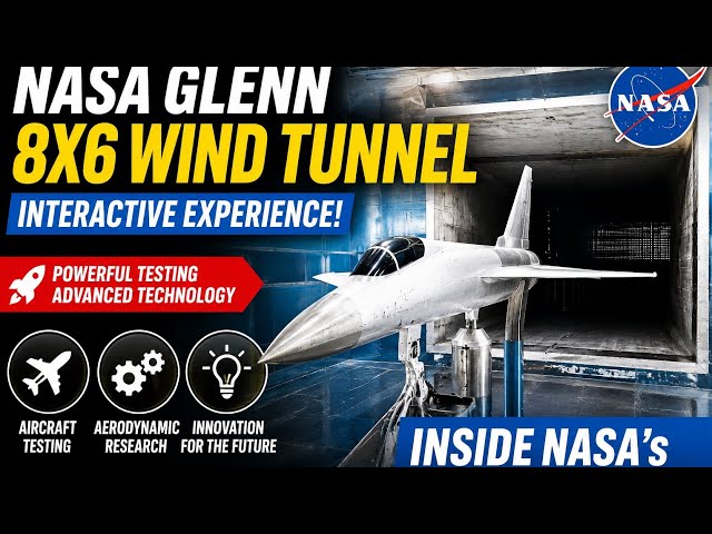 Inside NASA Glenn’s Powerful 8x6 Wind Tunnel | NASA Technology #viral #shorts #universe 