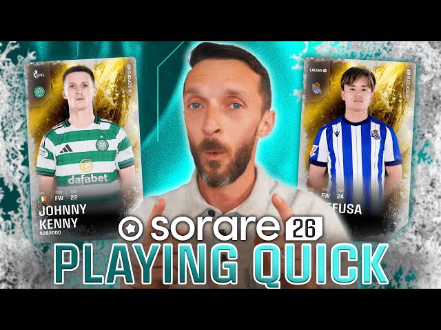 THE ROAD TO GLORY JUST GOT ICEY!! SORARE QUICK PLAY ACTION