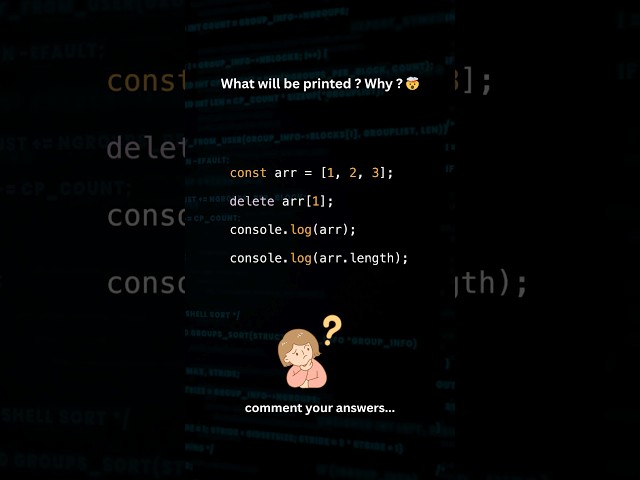 JavaScript Bug Challenge: Why Didn’t the Array Shrink? 😵