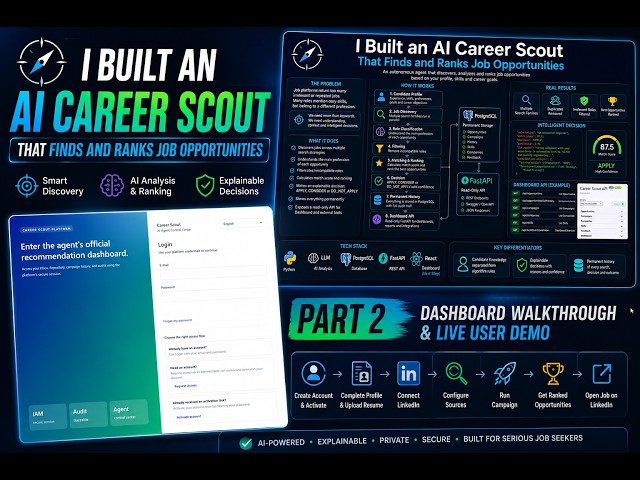 Building an Autonomous AI Career Scout (Part 2) | Dashboard Walkthrough & Live Demo
