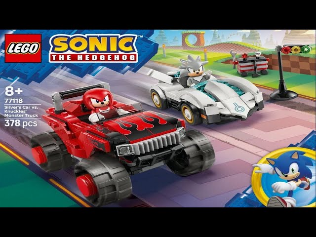 LEGO Instructions – Sonic the Hedgehog – 77118 – Silver's Car vs. Knuckles' Monster Truck