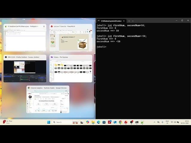 Java Tutorial | Exercise Lecture-7 Declaration and initialization of variables | Java by Ravi Kant