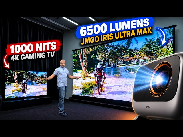 JMGO IRIS Ultra Max vs 4K TV – Which Projector Screen Is Best for It?