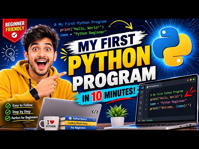Learn Python in 5 Minutes — Write Your First Program TODAY