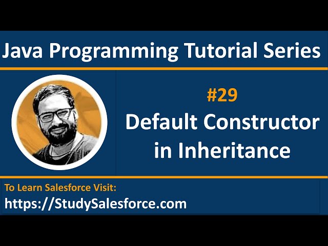 29 Java | How to implement default constructor in inheritance | by Sanjay Gupta